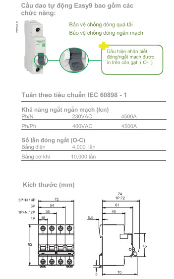 MCB EZ9F SCHNEIDER